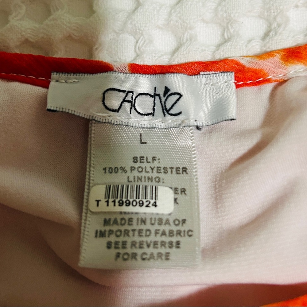 Cache orange large blouse - Picture 2 of 2